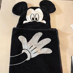 Disney Mickey Mouse Hoodie Towel, One size